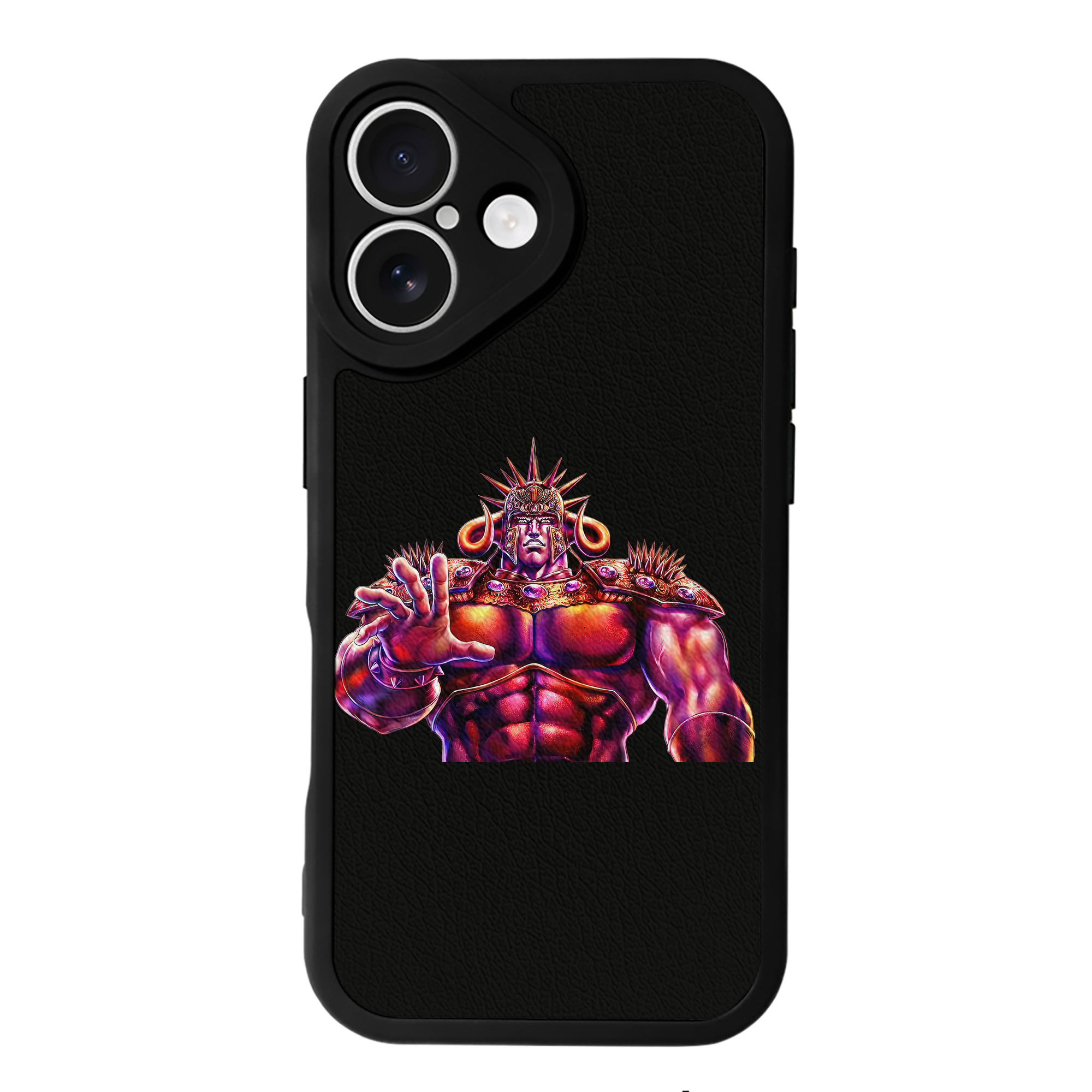 （画像用） 北斗の拳 Fist of the North Star 【iPhone 16シリーズ対応】シリコンスマホケース（レザー調） 材質：シリコン